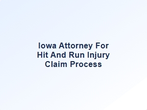 Iowa Attorney for Hit and Run Injury Claim Process